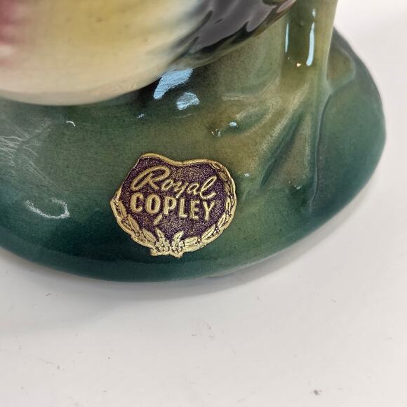 Vintage Royal Copley Rooster Planter Lot of 3 Mid Century Ceramic Pottery - Picture 3 of 16